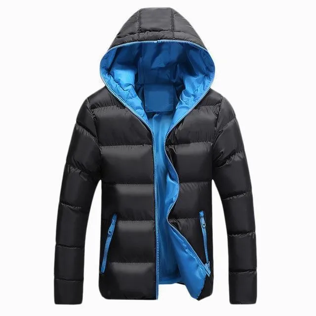 2019 New Jackets Men Winter Casual Outwear Windbreaker Jaqueta Masculino Solid