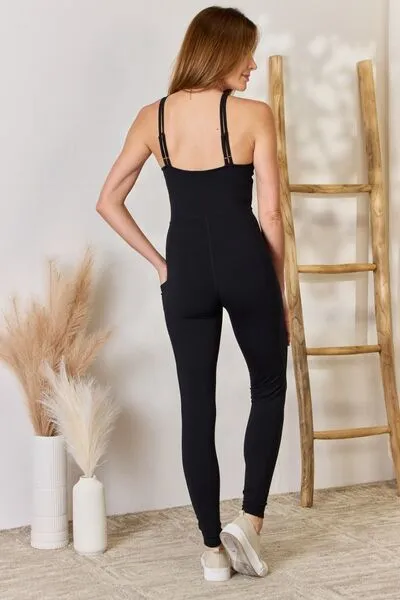 Active Jumpsuit with Pockets