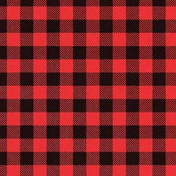 Buffalo Plaid Adhesive Vinyl, Red & Black Plaid Vinyl, Flannel Vinyl