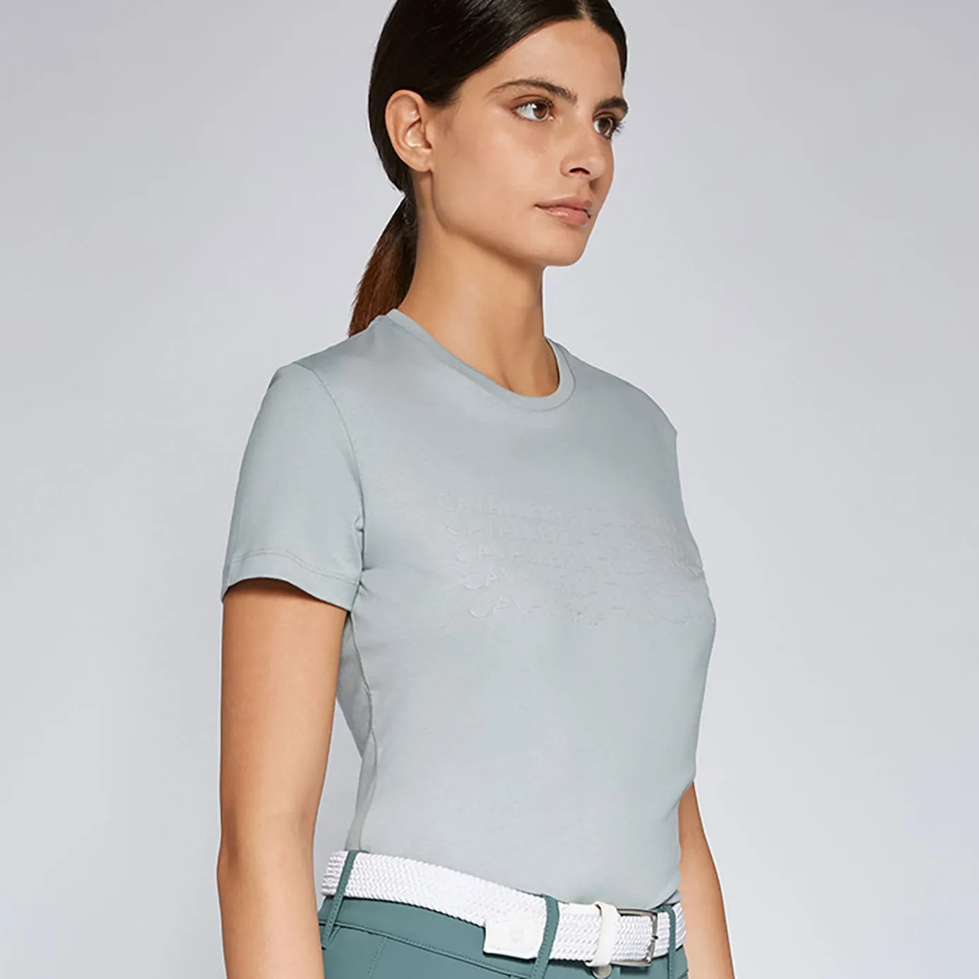 Cavalleria Toscana Break Off T-Shirt - Light Grey