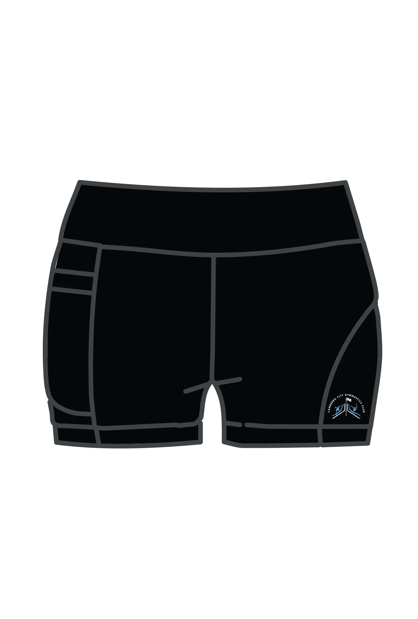 CCGC Luxe Black Shorts