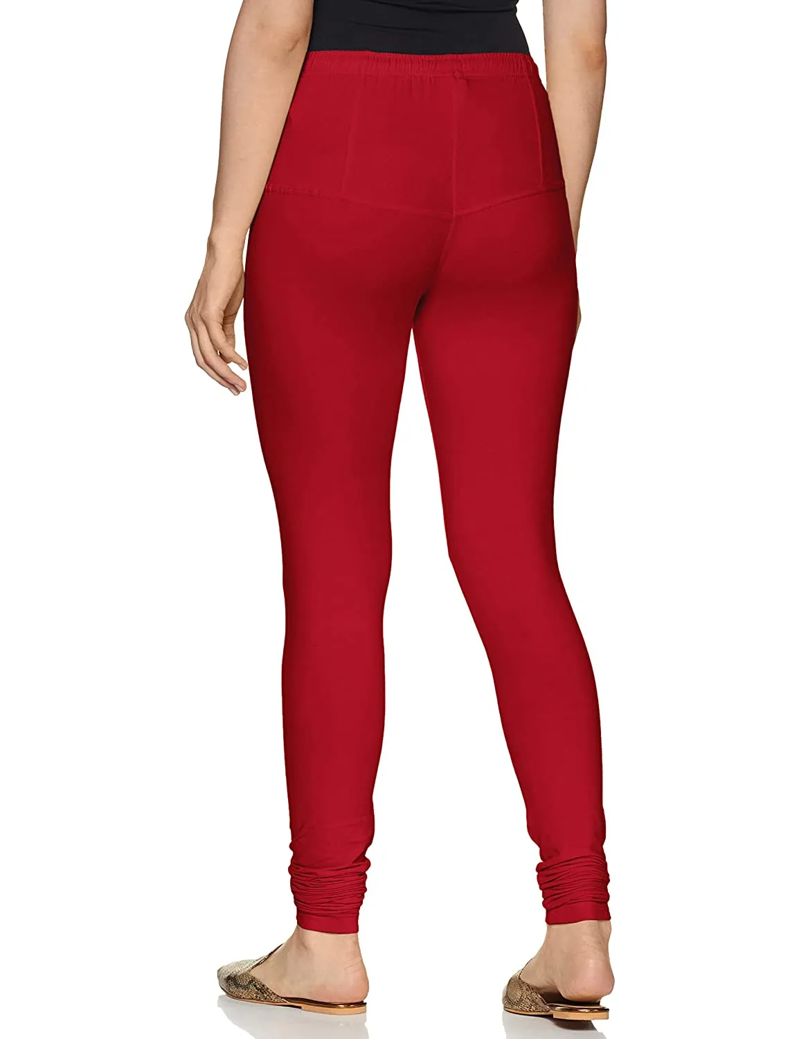 Churidar Maroon Cotton Leggings for Woman