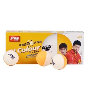 DHS BI Colour Spin Training Table Tennis Balls