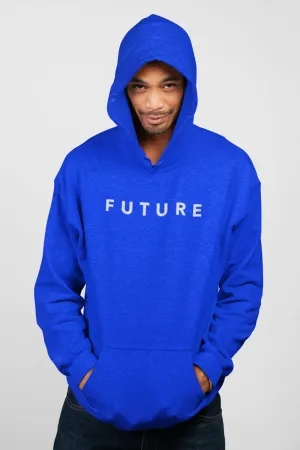 Future Premium Non Zipper Blue Hoodie