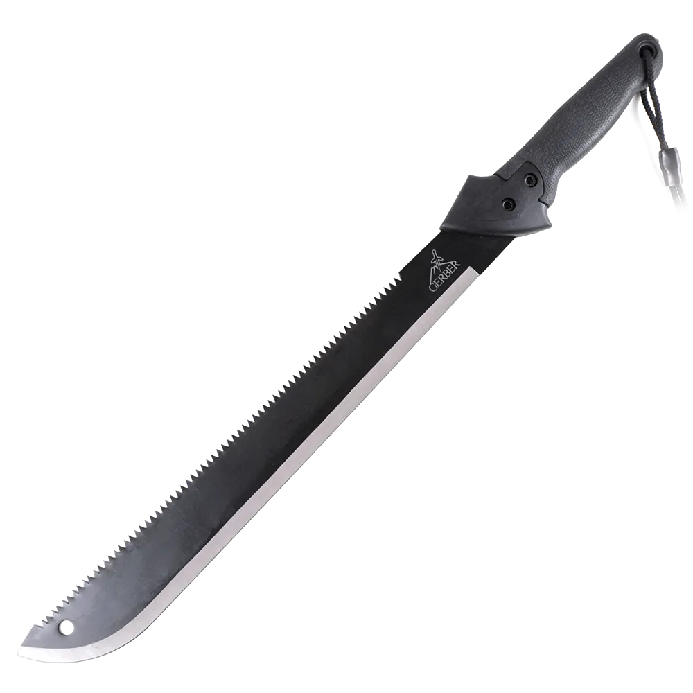 Gerber Gator Machete Gator Grip Handle Sawback Blade