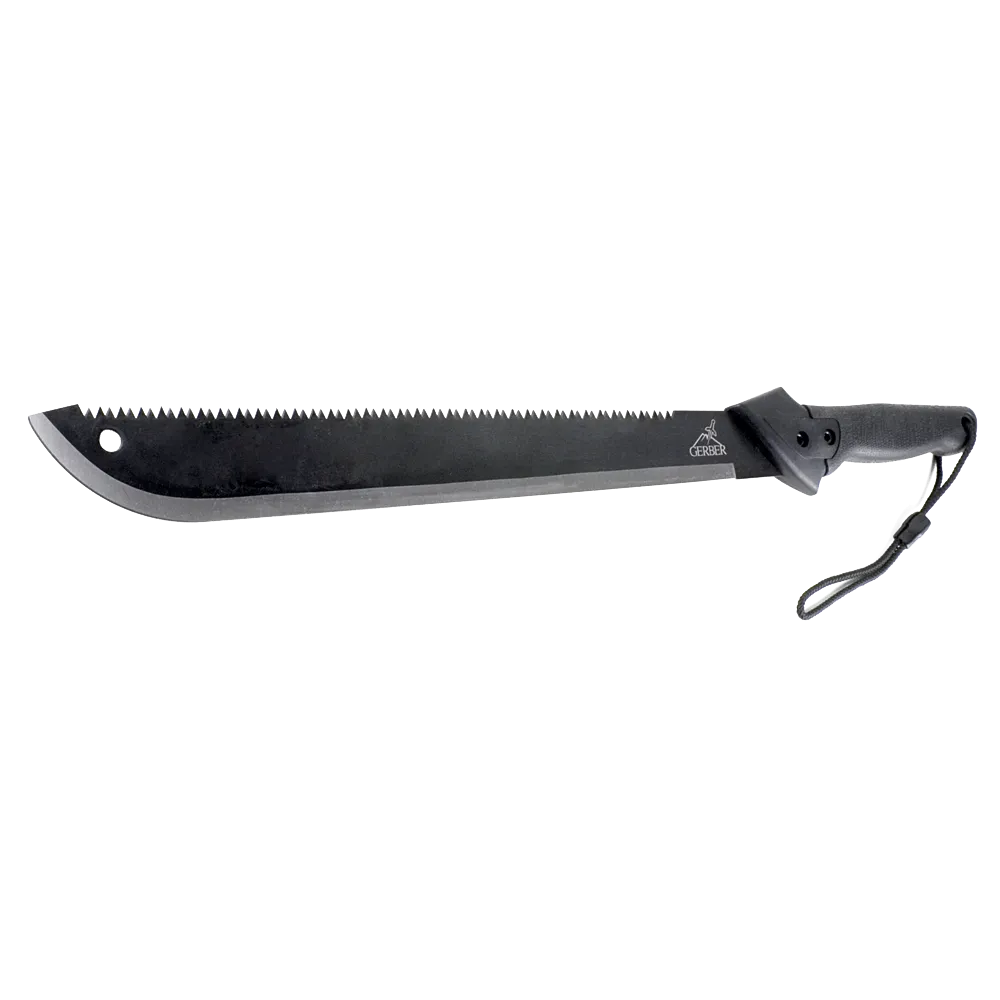 Gerber Gator Machete Gator Grip Handle Sawback Blade