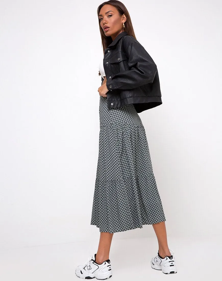 Gleas Skirt in Check it Out Green