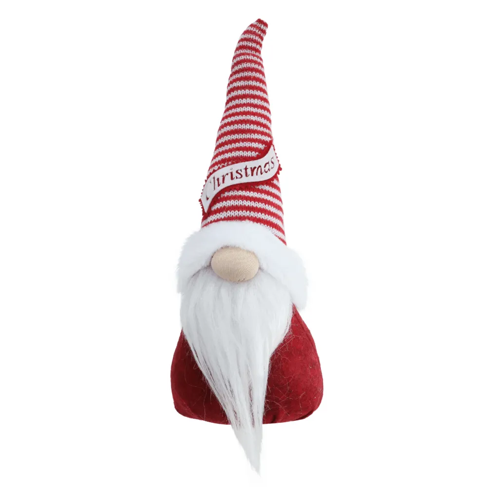 Gnome with Christmas Knitted Hat Asst (33cm)