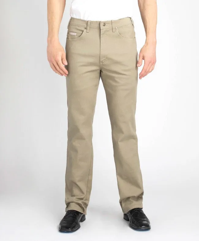 Grand River Khaki Stretch Denim - Waist 36 - 68