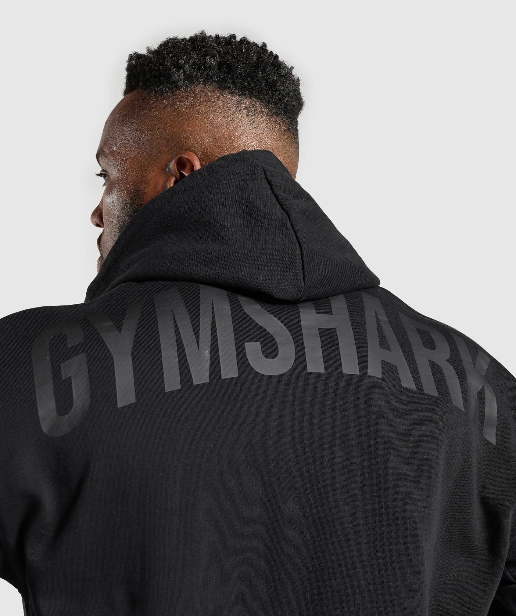 Gymshark Power Zip Up Hoodie - Black