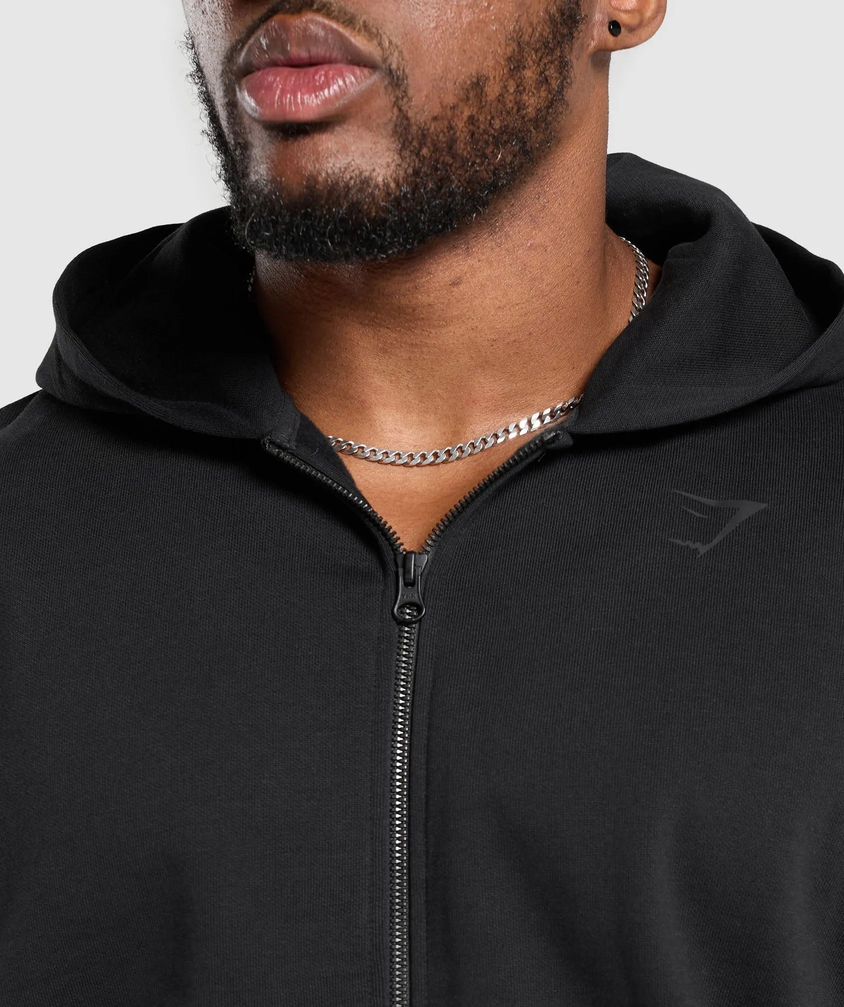 Gymshark Power Zip Up Hoodie - Black