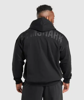 Gymshark Power Zip Up Hoodie - Black