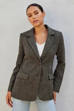 HERRINGBONE BLAZER