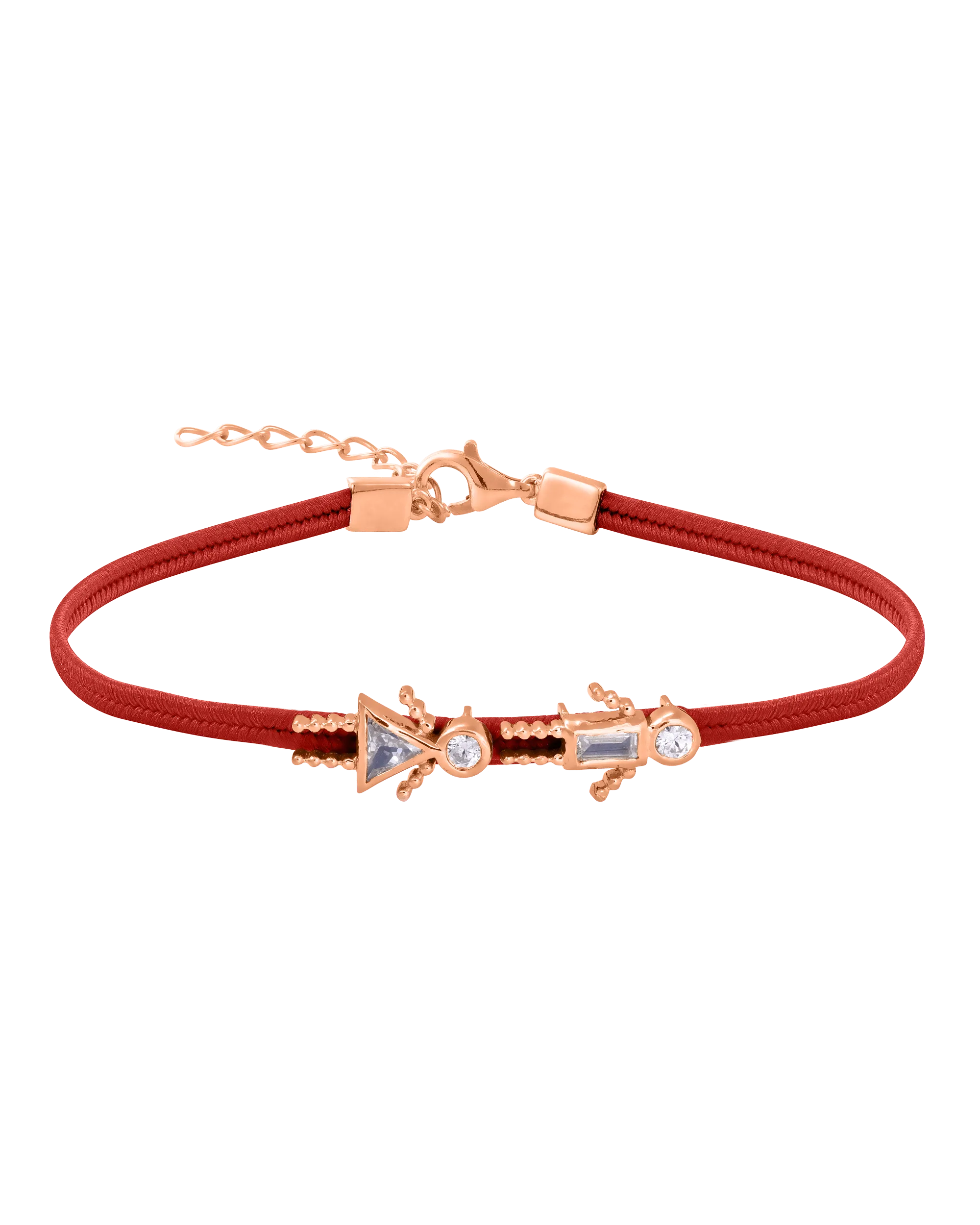 Mini Me Cord Bracelet - 18K Rose Vermeil