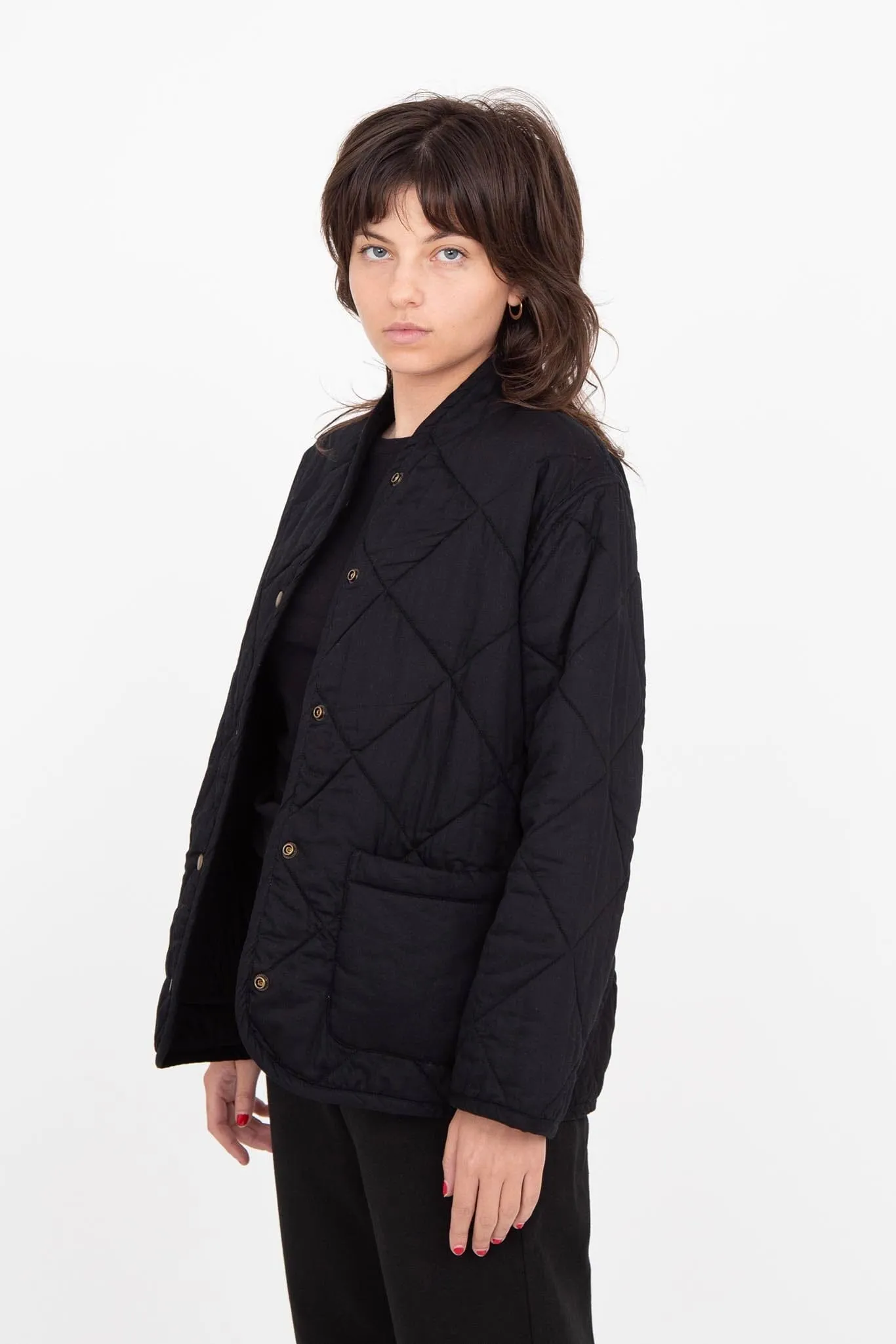 M.PATMOS Rosie Quilted Jacket - Black