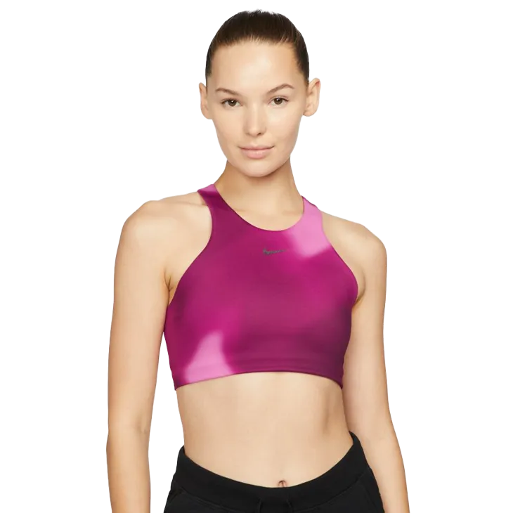 Nike Yoga Dri-Fit Swoosh Women's Medium-Support Printed Sports Bra