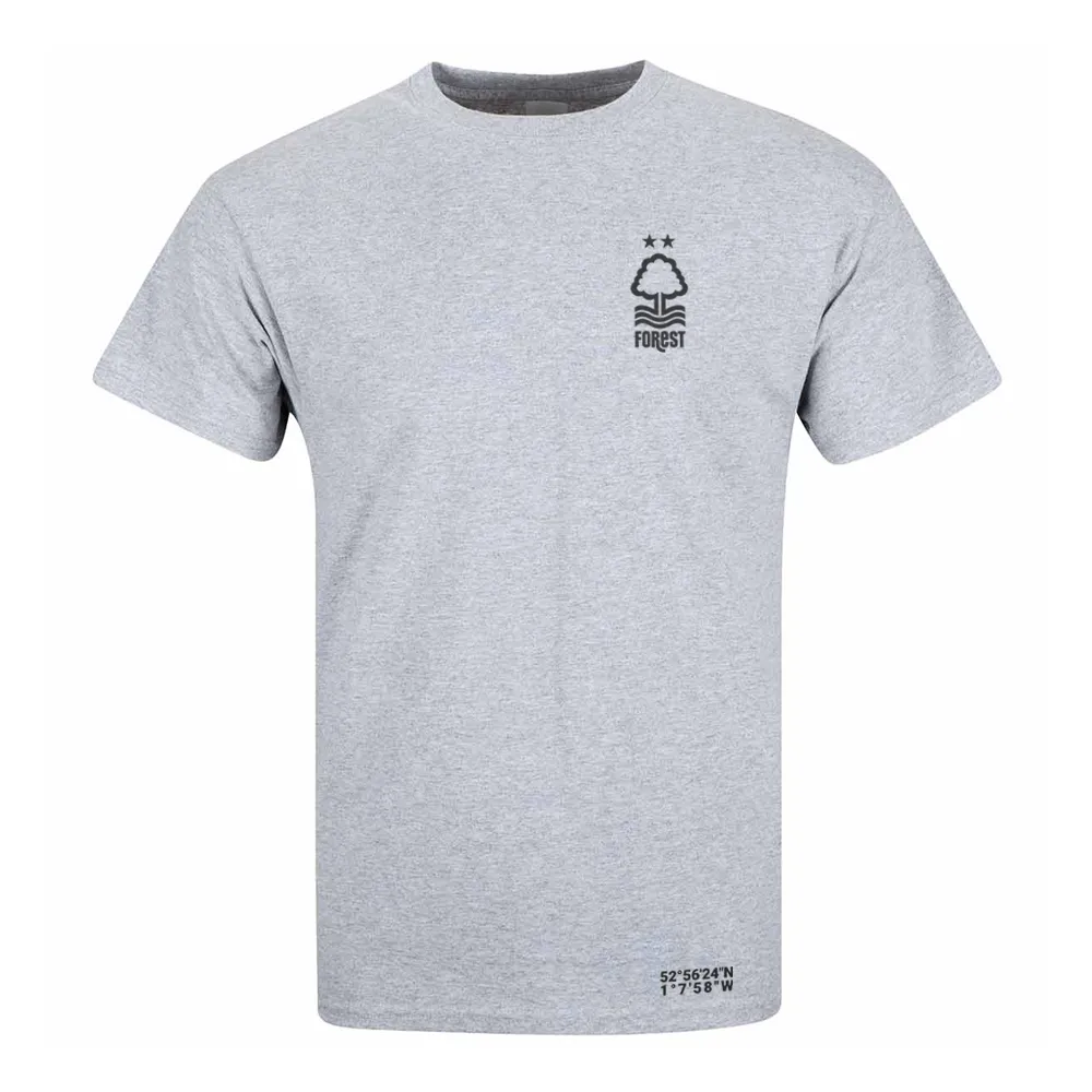 Nottingham Forest Heritage Co-ordinates Grey T-Shirt