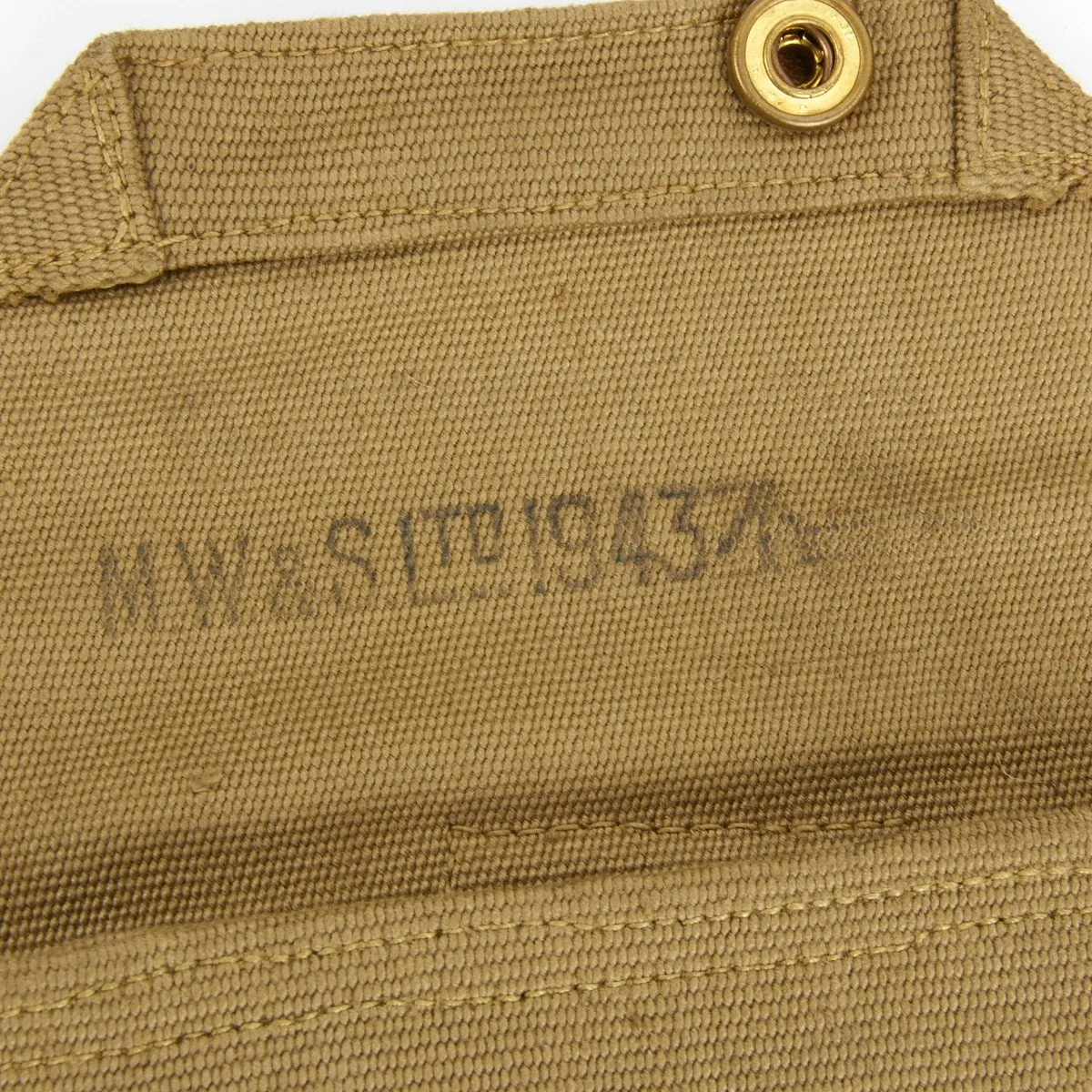 Original British WWII Officer Khaki P37 Web Set