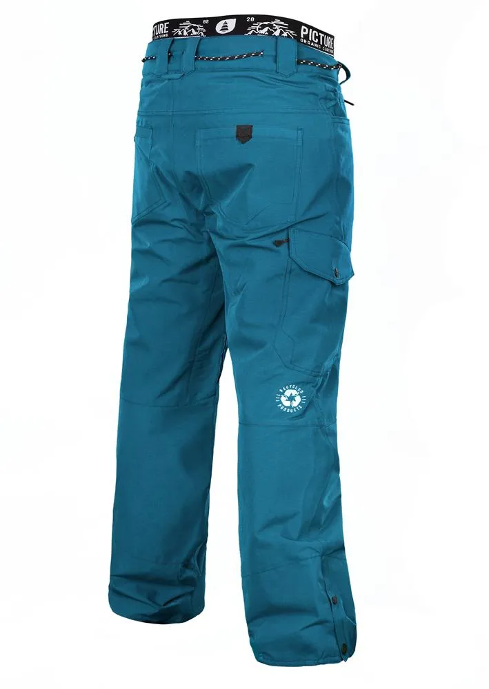 Picture Under Pants Petrol Blue