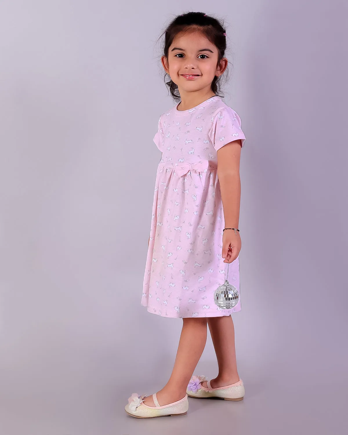 Pink Rabbit Girls Casual Dress