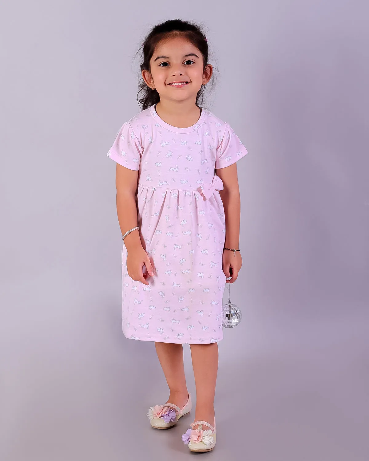 Pink Rabbit Girls Casual Dress