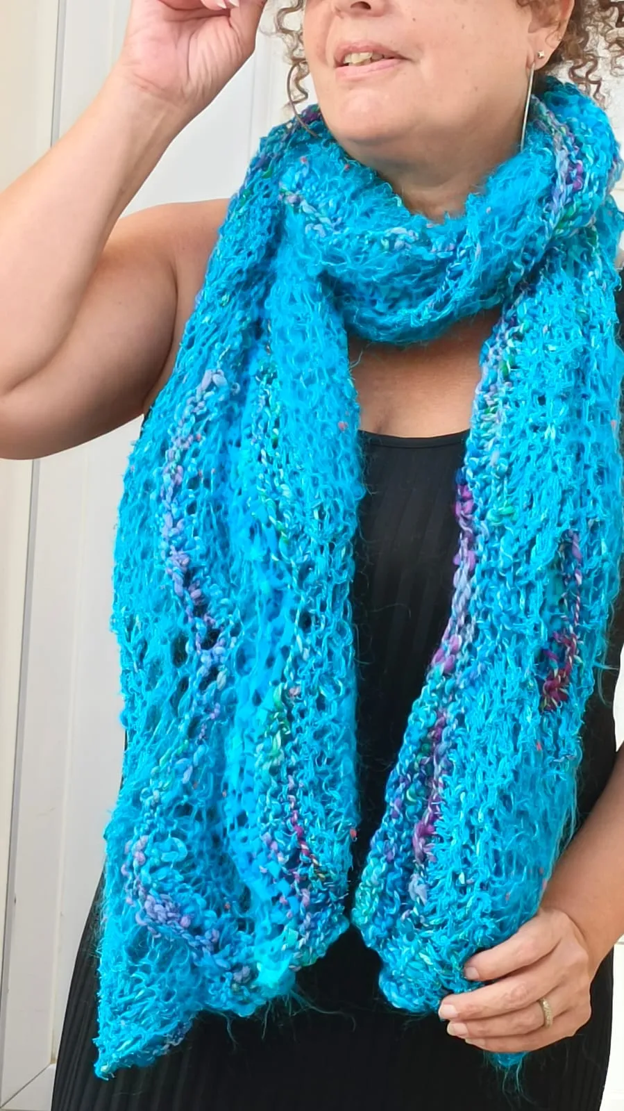 Precious Turquoise Shawl / Scarf