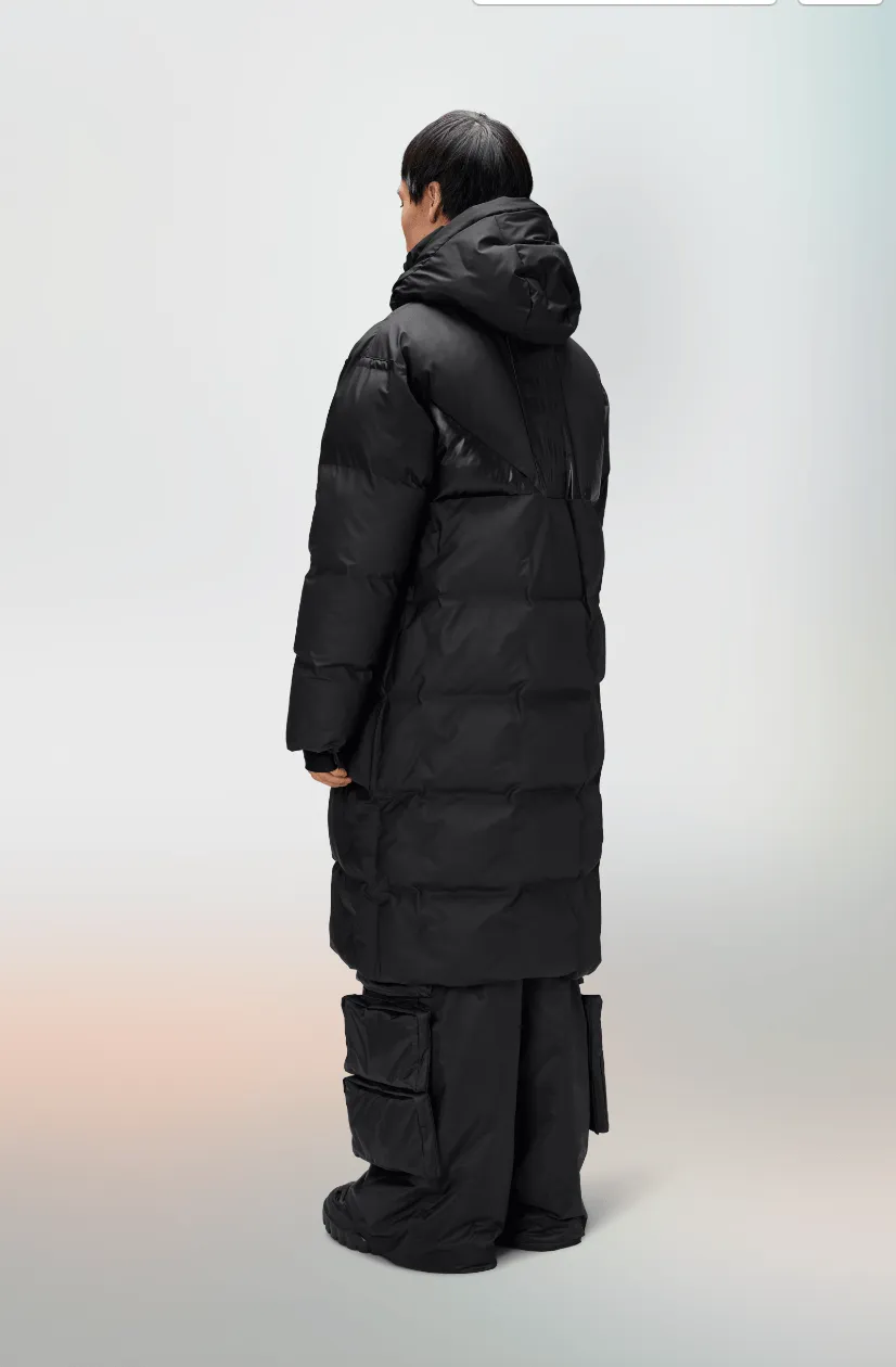 RAINS HARBIN Long Puffer Jacket W3T4