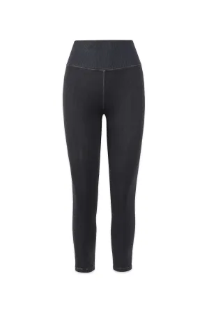 Renee 7/8 Rib Legging, Vintage Black