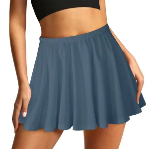 Rhino Skater Skirt All Over Print Skater Skirt (Model D69)