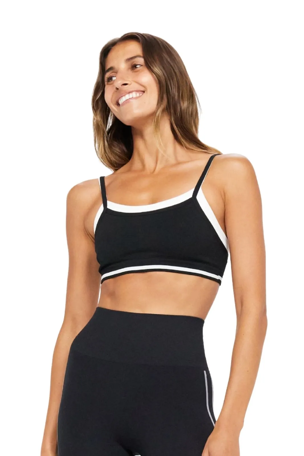 Seamless Kelsey Bra, Black