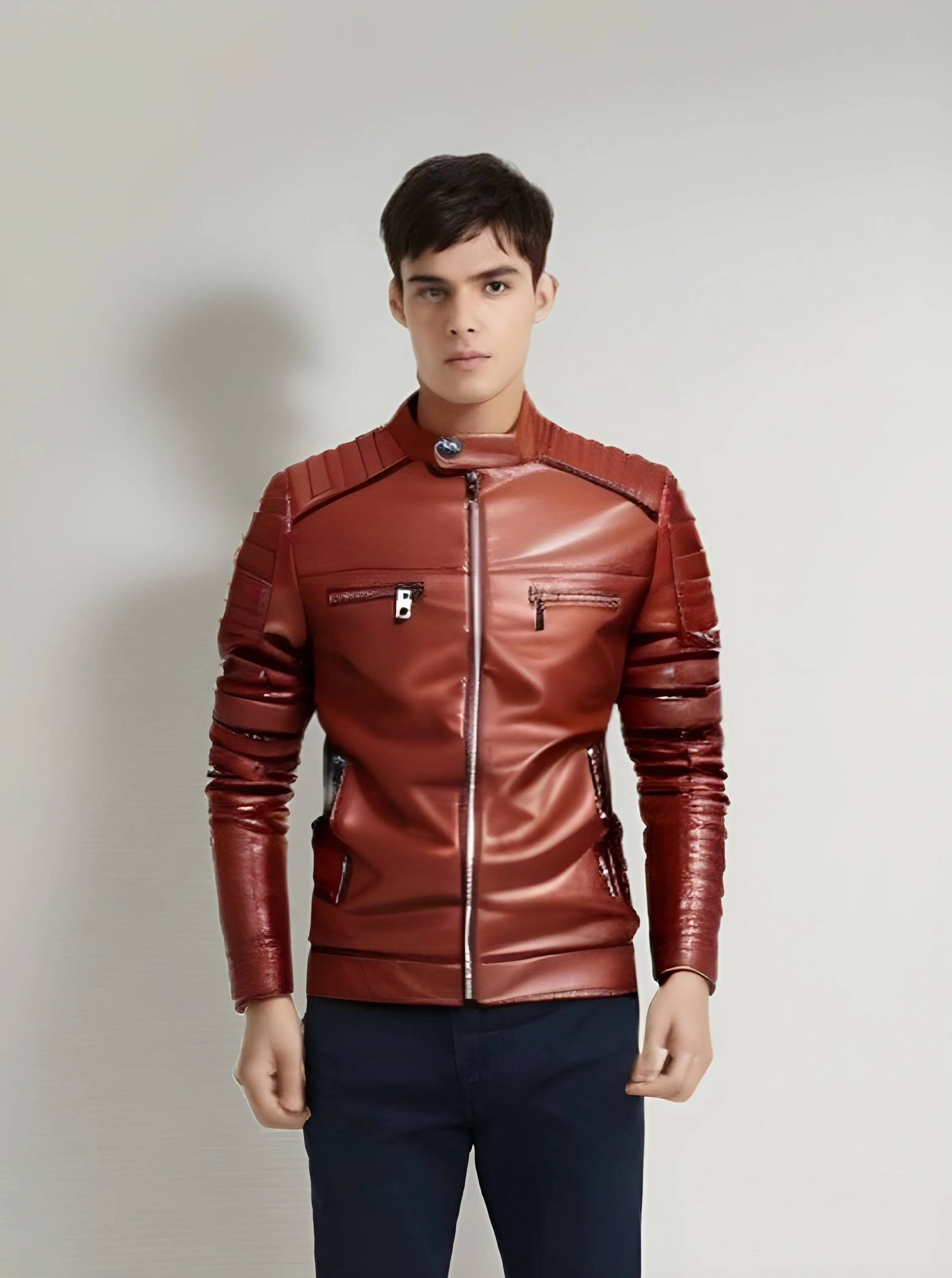 The Cosimo Faux Leather Biker Jacket - Multiple Colors