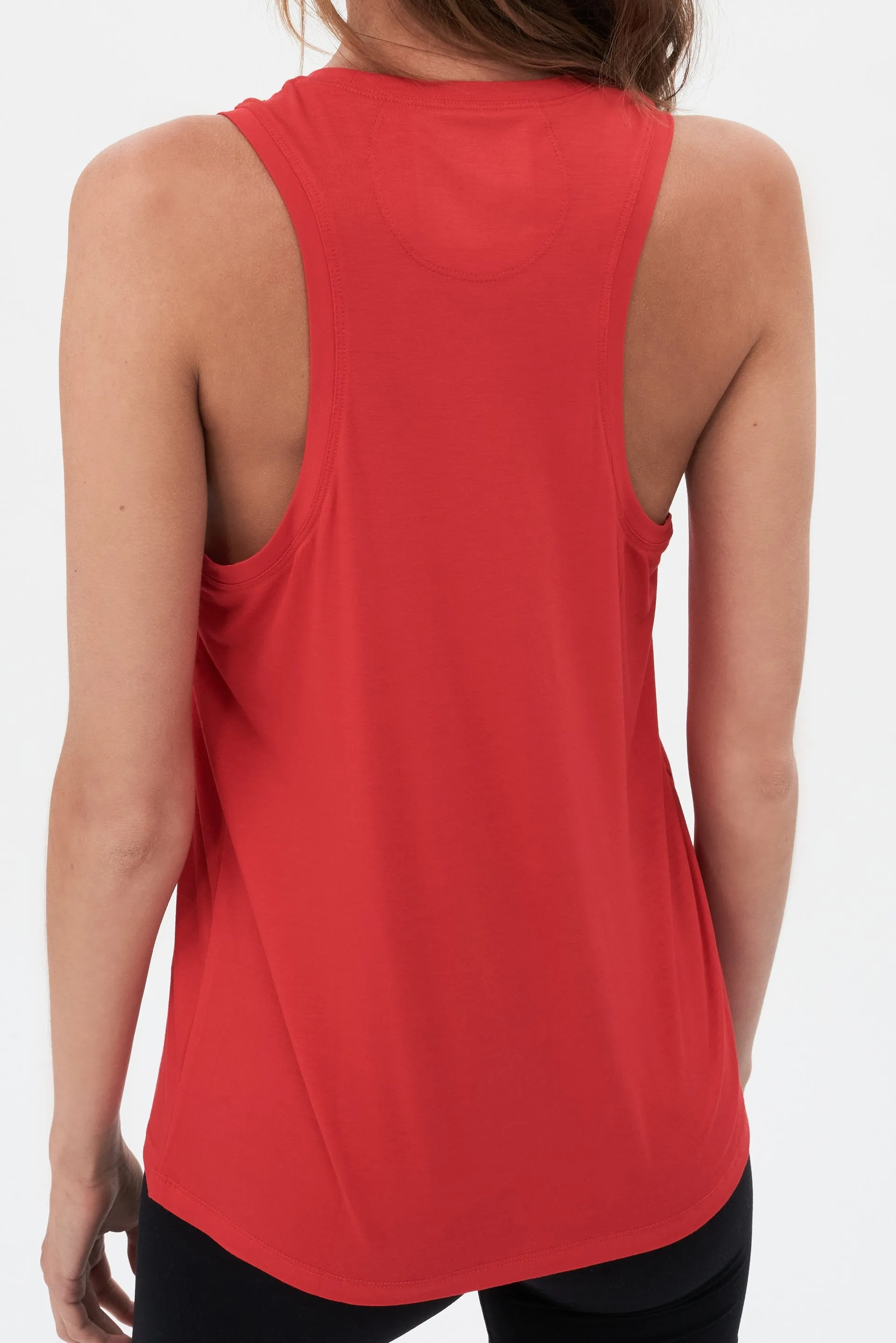 Toni Jersey Tank, Blood Orange