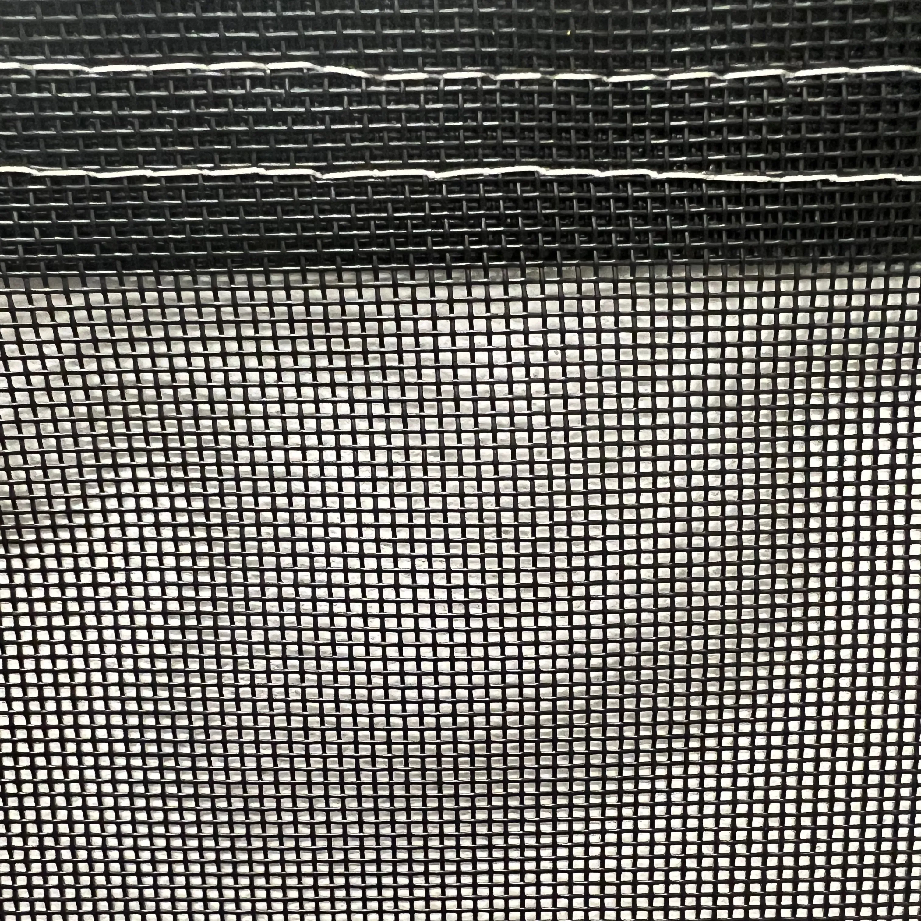 Vinyl Mesh Tarp - Black - 16' x 20'